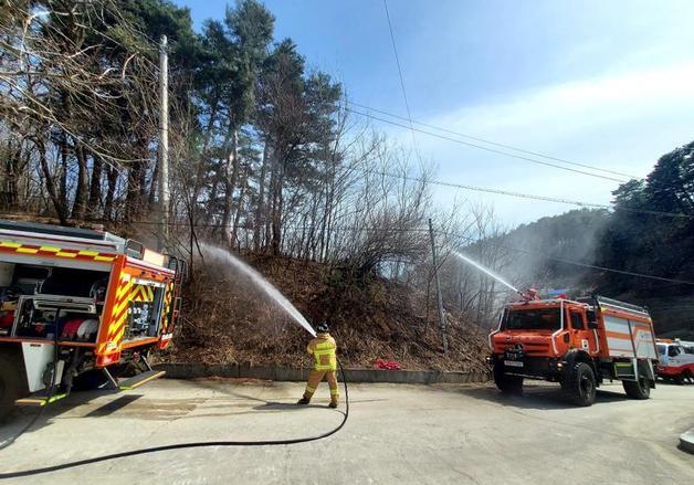 주말 산불 급증 대응…소방청, '전국 예비주수의 날' 한 달간 운영