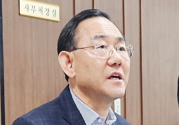 대구시장 공천 입장 밝히는 주호영