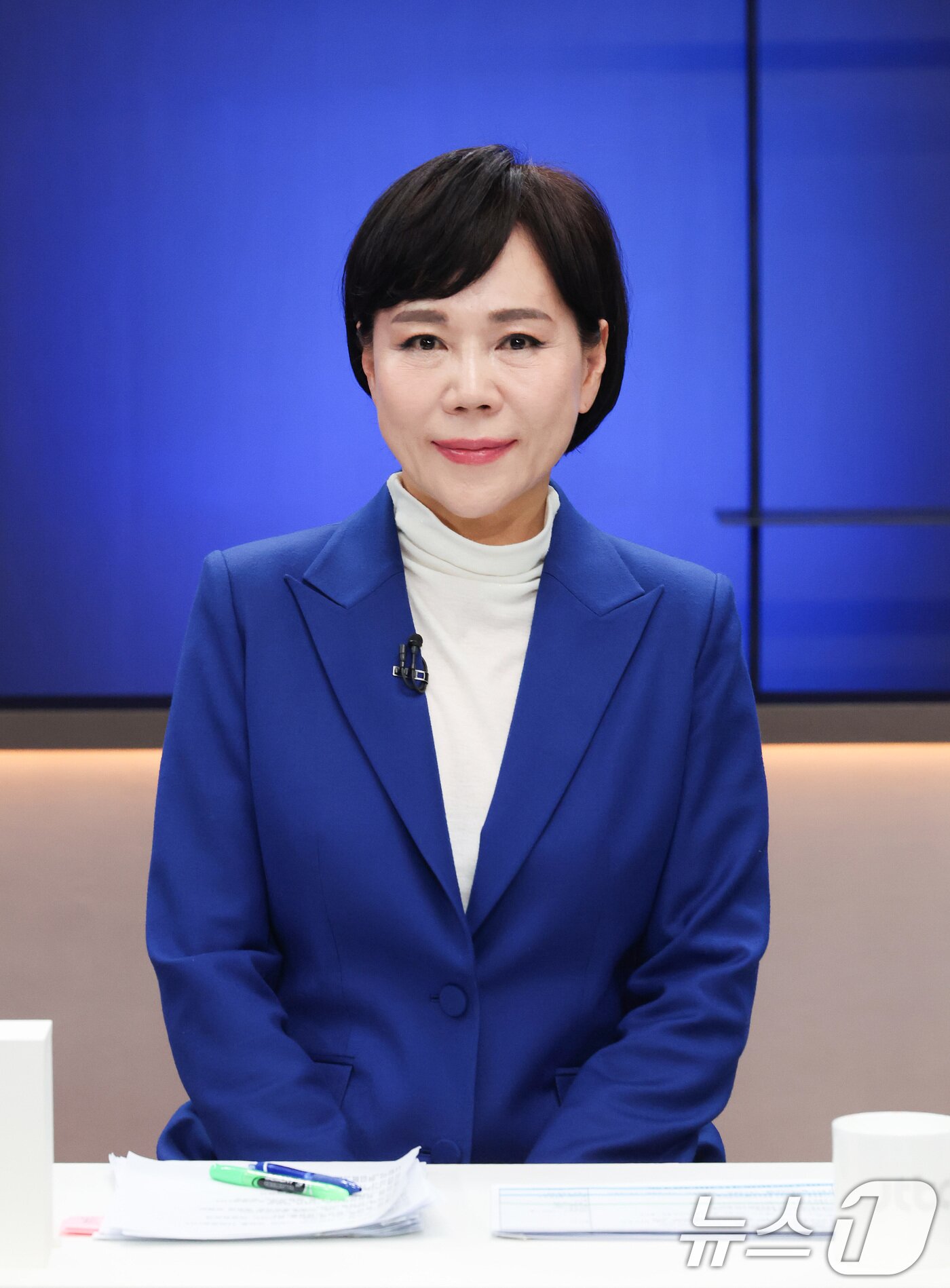 본문 이미지 - 20일 서울 마포구 JTBC에서 열린 더불어민주당 서울시장 예비경선 합동토론회에 전현희 예비후보가 참석하고 있다. 2026.3.20 ⓒ 뉴스1 국회사진기자단