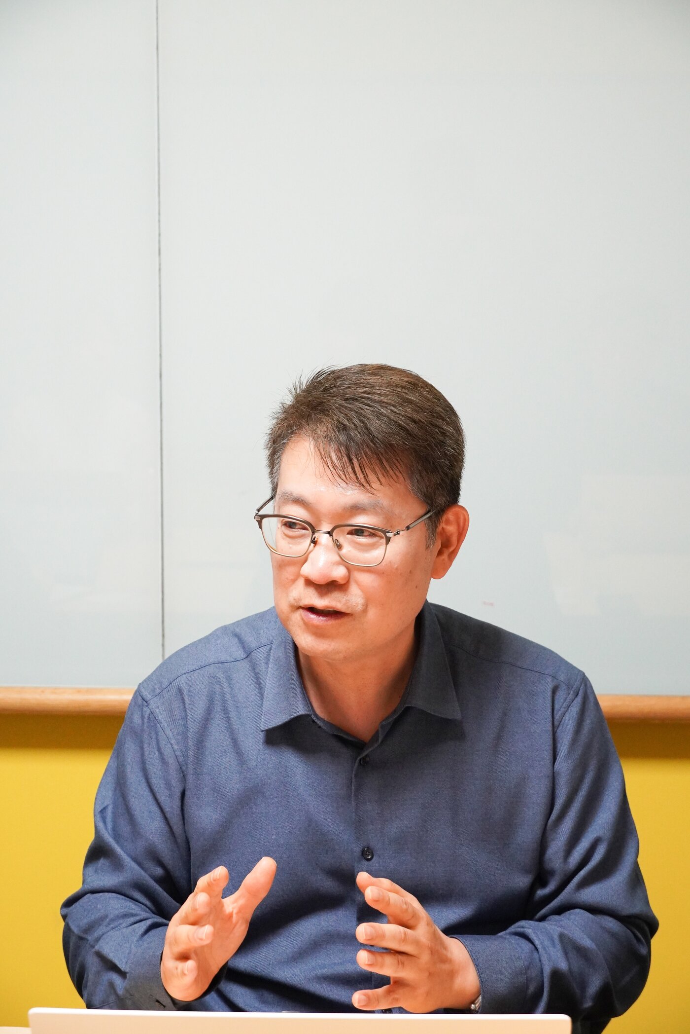 본문 이미지 - 이진수 NHN데이터 대표가 19일 경기 성남시 NHN 본사 사옥에서 인터뷰를 진행하고 있다. 2026.03.19. ⓒ 뉴스1 (NHN 제공)