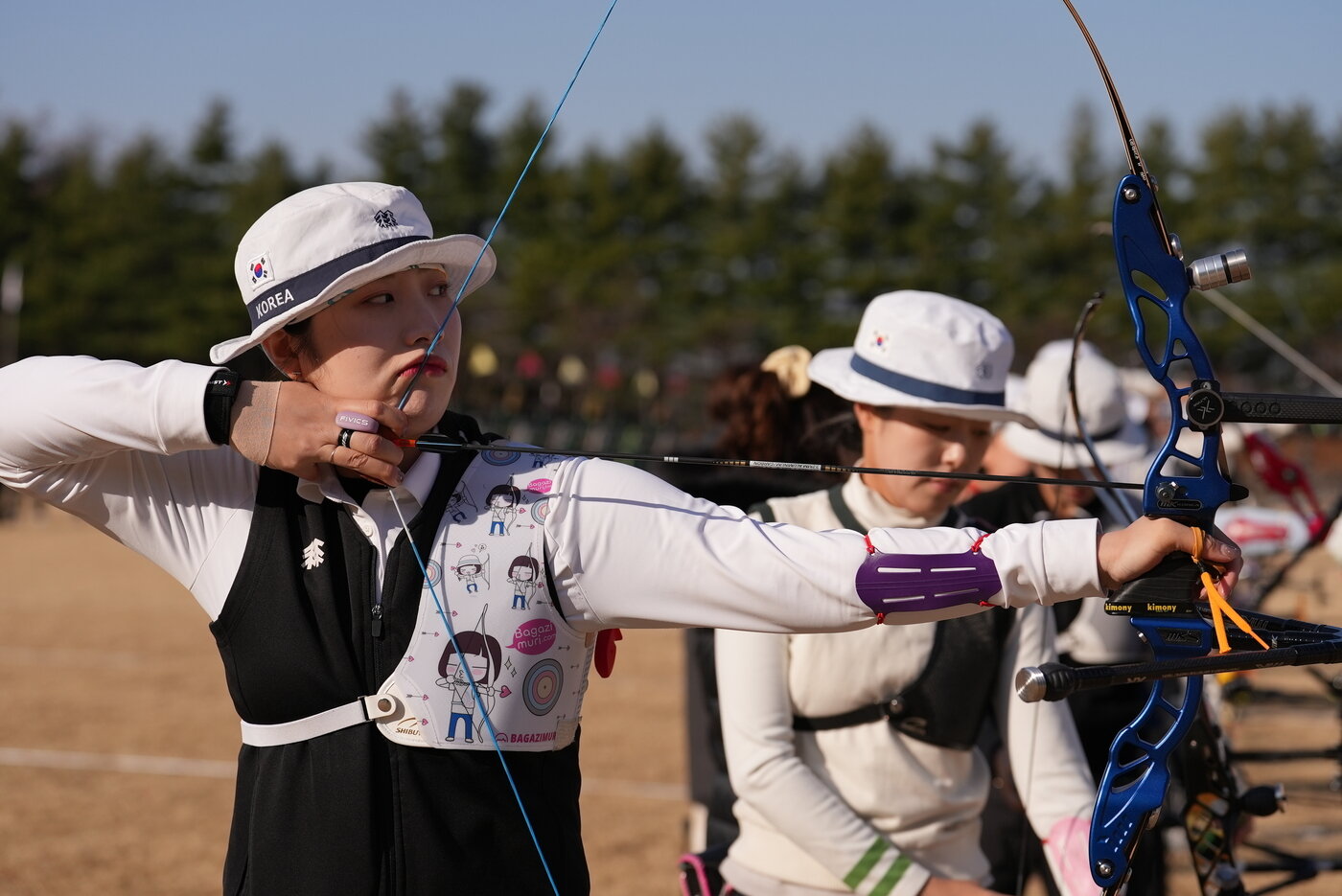본문 이미지 - 여자 양궁 리커브 국가대표 선발전 1위를 차지한 장민희. (대한양궁협회 제공)