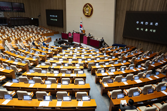 중수청법 필리버스터 계속