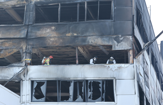 인명 피해 발생한 대전 화재 현장 합동감식