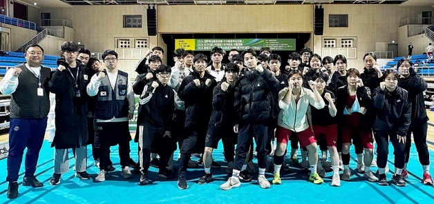 우석대, 복싱협회장배 전국종별대회 종합 3위…은7·동6 획득