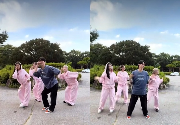 유연석, 아이브 멤버들과 '러브 다이브' 댄스 인증…신들린 신 비하인드