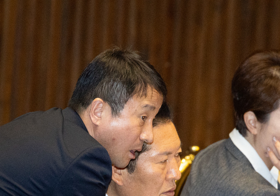 머리 맞댄 정청래·한병도