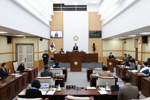 무주군의회, 제324회 임시회 개회…15건 심사