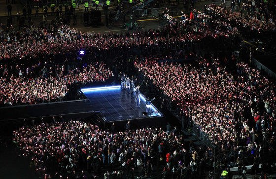 광화문광장 달군 BTS