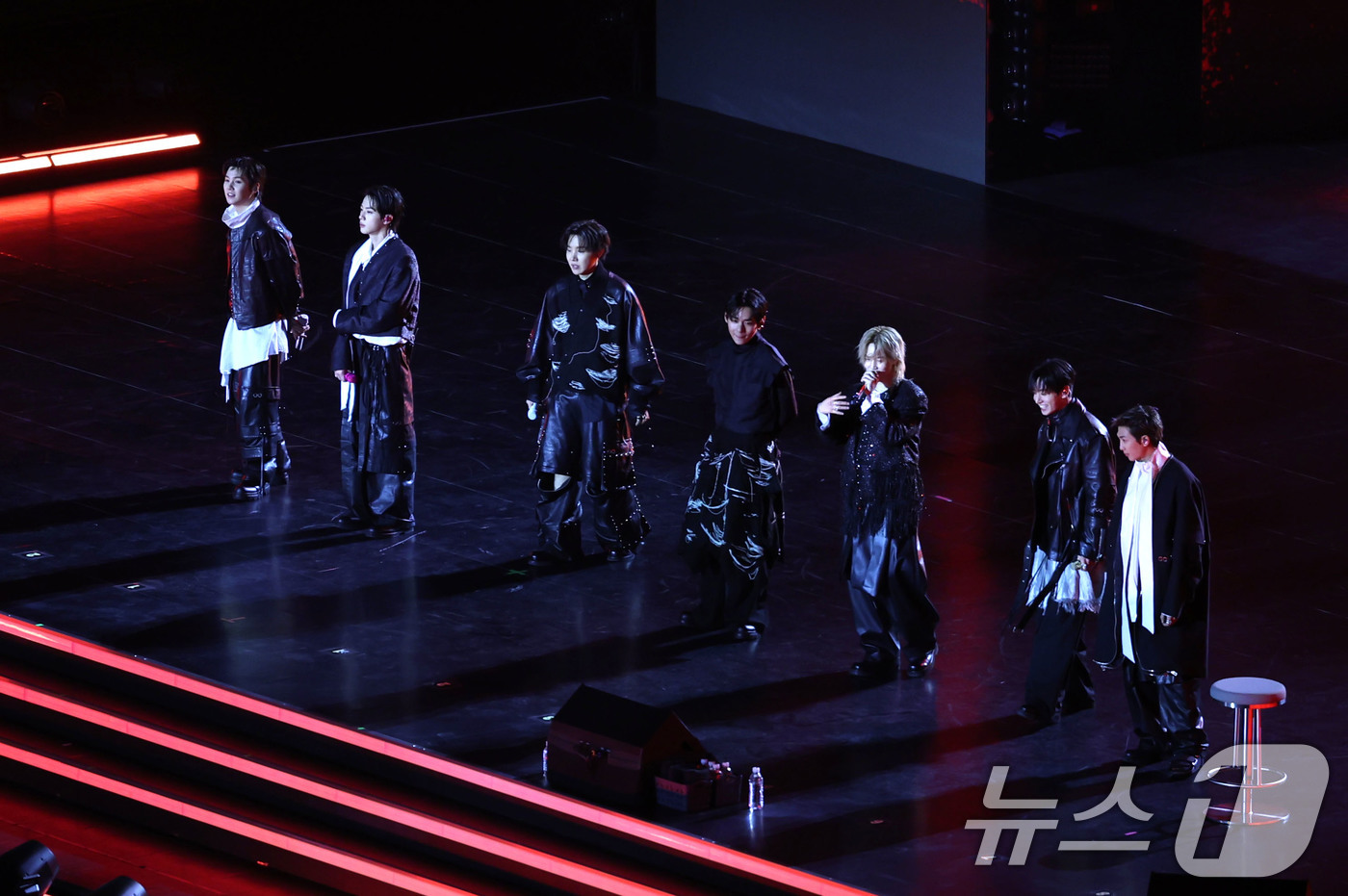 (서울=뉴스1) 박지혜 기자 = 방탄소년단(BTS)이 21일 서울 광화문광장에서 'BTS 컴백 라이브: 아리랑' 발매 기념 컴백 공연을 하고 있다.  2026.3.21/뉴스1