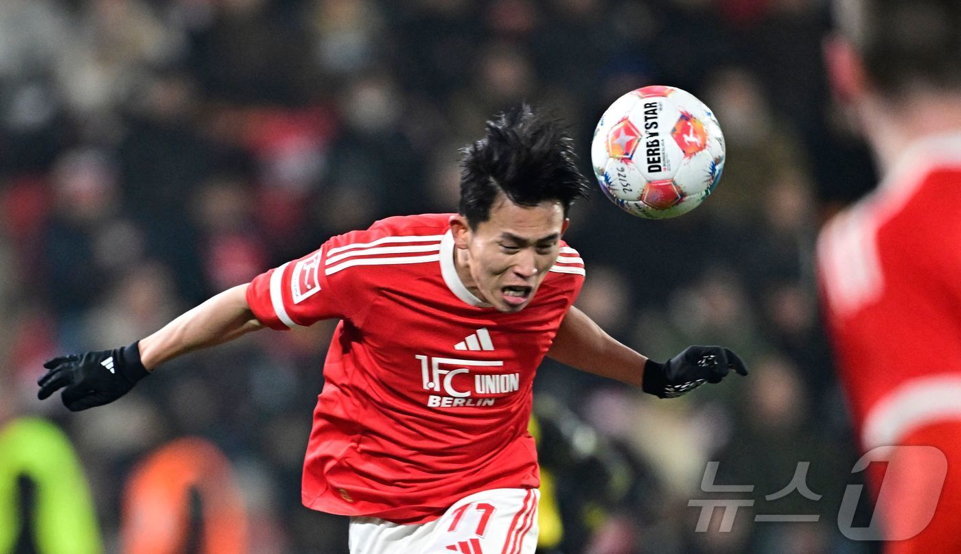 본문 이미지 - 우니온 베를린의 정우영 ⓒ AFP=뉴스1