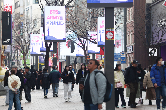 BTS 특수 노리는 명동