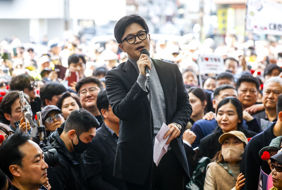 경동시장 찾은 한동훈