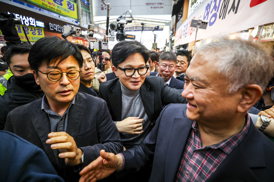 경동시장 찾은 한동훈