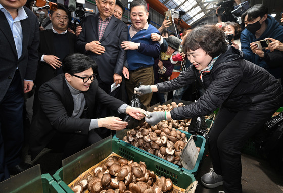 한동훈, 경동시장 방문