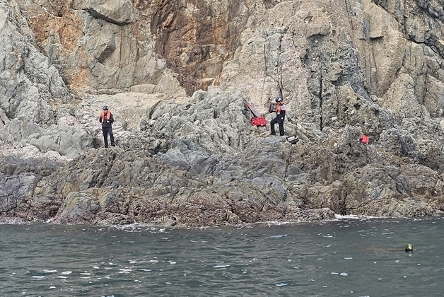 통영 매물도서 70대 갯바위 낚시객 실종…해경 수색