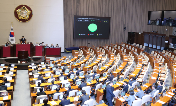 '檢조작기소' 국조요구서 與주도 국회 본회의 통과