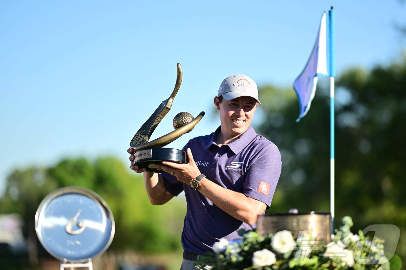 본문 이미지 - PGA투어 발스파 챔피언십에서 우승한 맷 피츠패트릭(잉글랜드). ⓒ AFP=뉴스1