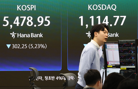 코스피 5% 급락·환율 1510원…중동전쟁 격화에 '증시 충격'[장중시황]