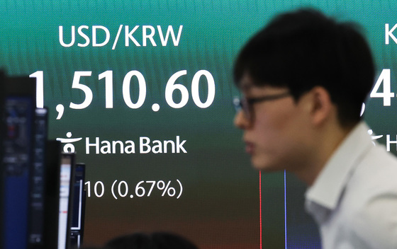 원·달러 환율, 1510원 돌파