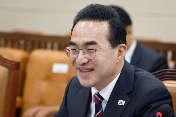 미소 짓는 박홍근 기획예산처 장관 후보자