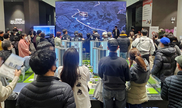 '호반써밋 시흥거모B1' 견본주택 3일간 6000명 방문…310가구 공급