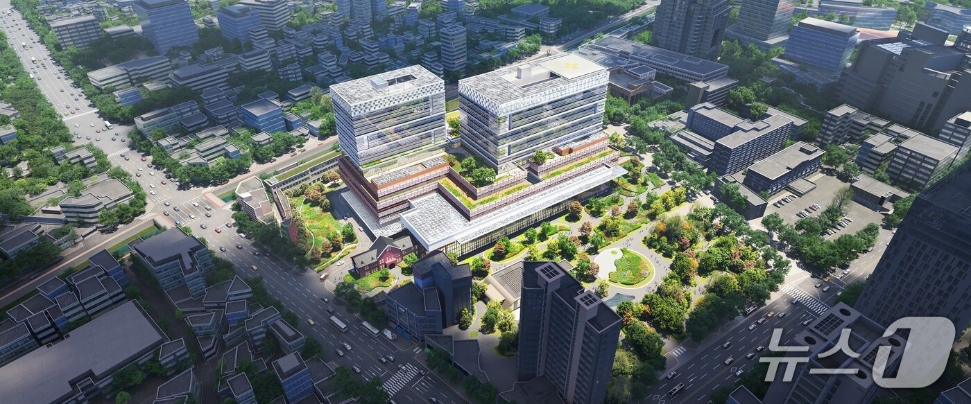 본문 이미지 - 국립중앙의료원 신축이전 및 중앙감염병병원 건립 조감도.(국립중앙의료원 제공)