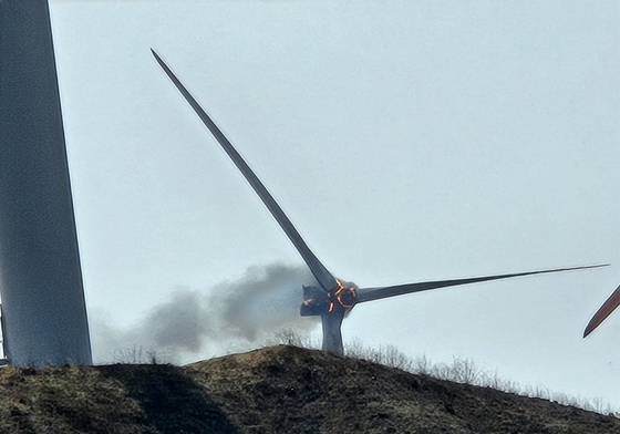 영덕풍력발전기 화재로 근로자 1명 사망…작업자 2명 연락 두절(종합2보)