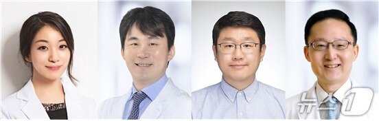 본문 이미지 - (왼쪽부터) 고대구로병원 정신건강의학과 장문영, 서울대병원 순환기내과 박준빈, 숭실대정보통계보험수리학과 한경도, 서울대병원 소아청소년정신과 김재원 교수. (고대구로병원 제공)