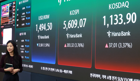 종전 기대에 달러·원 환율도 26.4원 '뚝'…1490.9원 출발