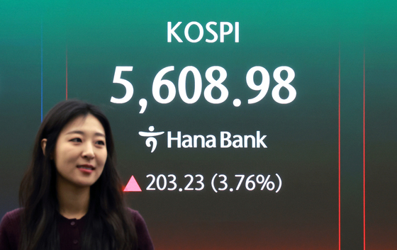 코스피 '5600선 회복' 상승 출발