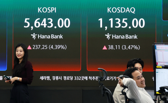 "개미 홀로 매수" 코스피, 장중 하락 전환도…환율 1500원 재돌파 [장중시황]