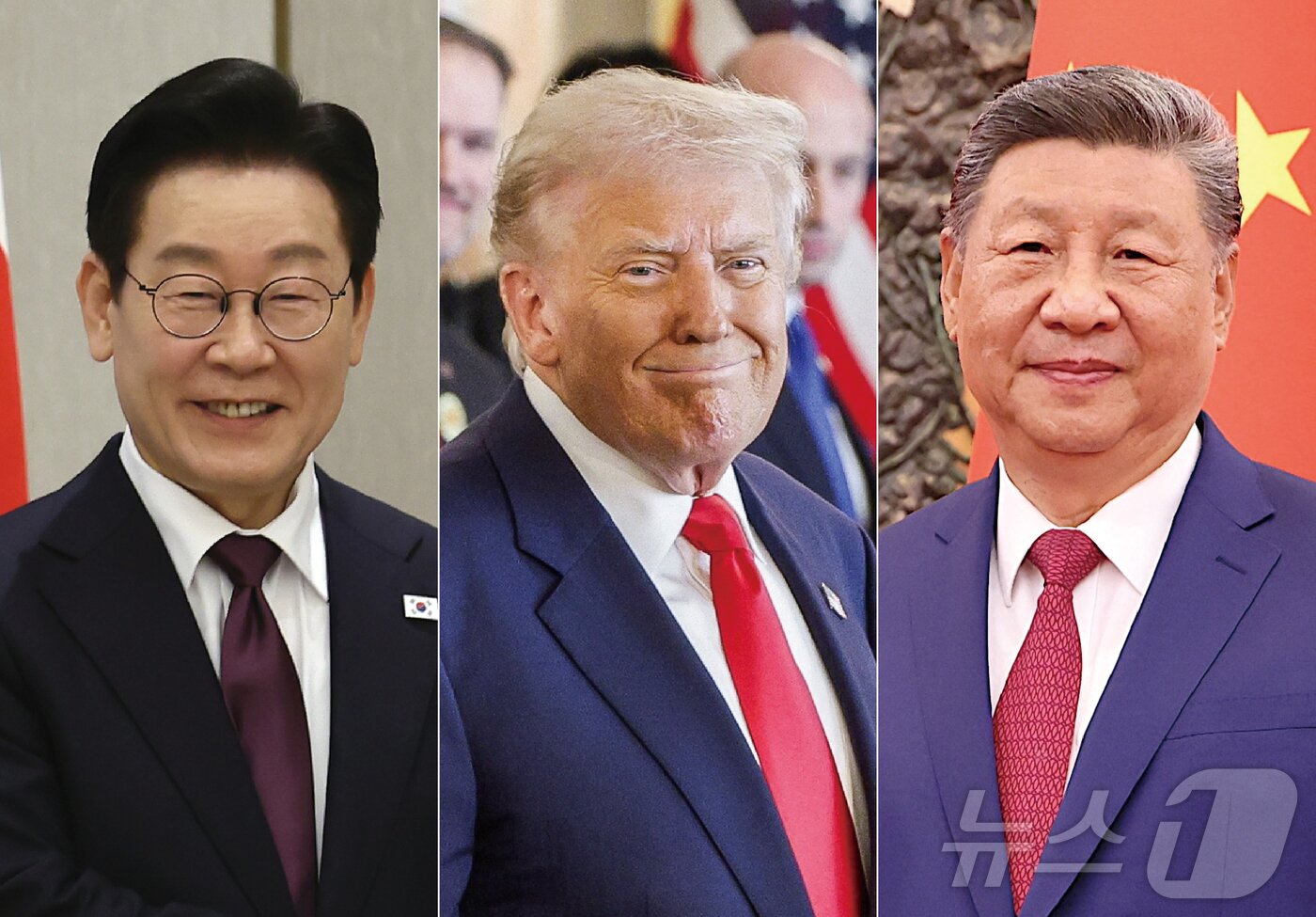본문 이미지 - 왼쪽부터 이재명 대통령, 도널드 트럼프 미국 대통령, 시진핑 중국 국가 주석. ⓒ 로이터=뉴스1