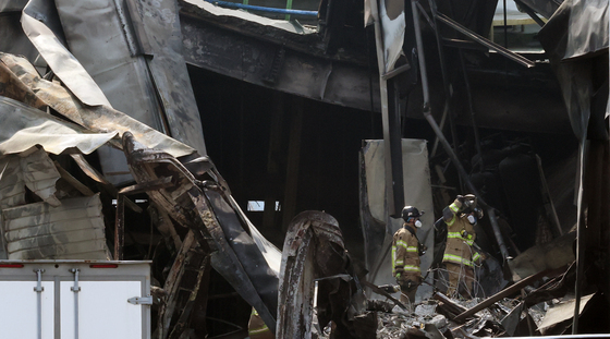 현장 감식 이어지는 안전공업