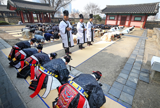공자와 성현 기리는 춘계 석전대제