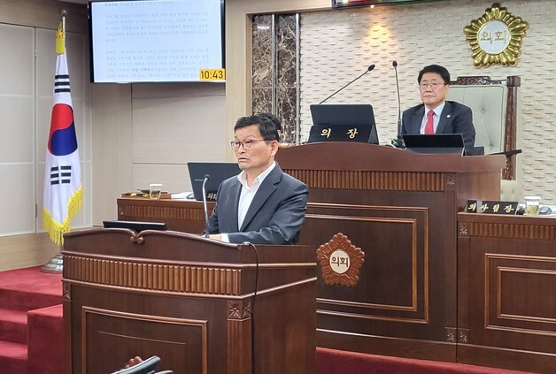 송윤섭 옥천군의원 "농어촌 기본소득 후속 정책 마련해야"