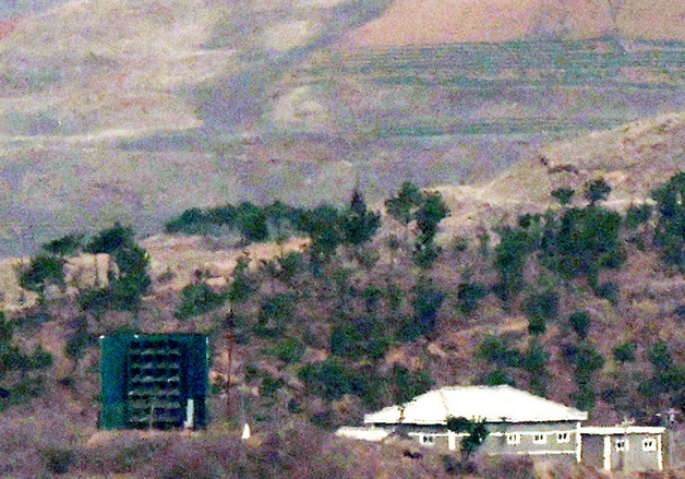 여전히 남아있는 대남 확성기