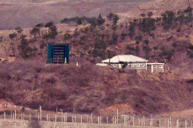 여전히 남아있는 대남 확성기