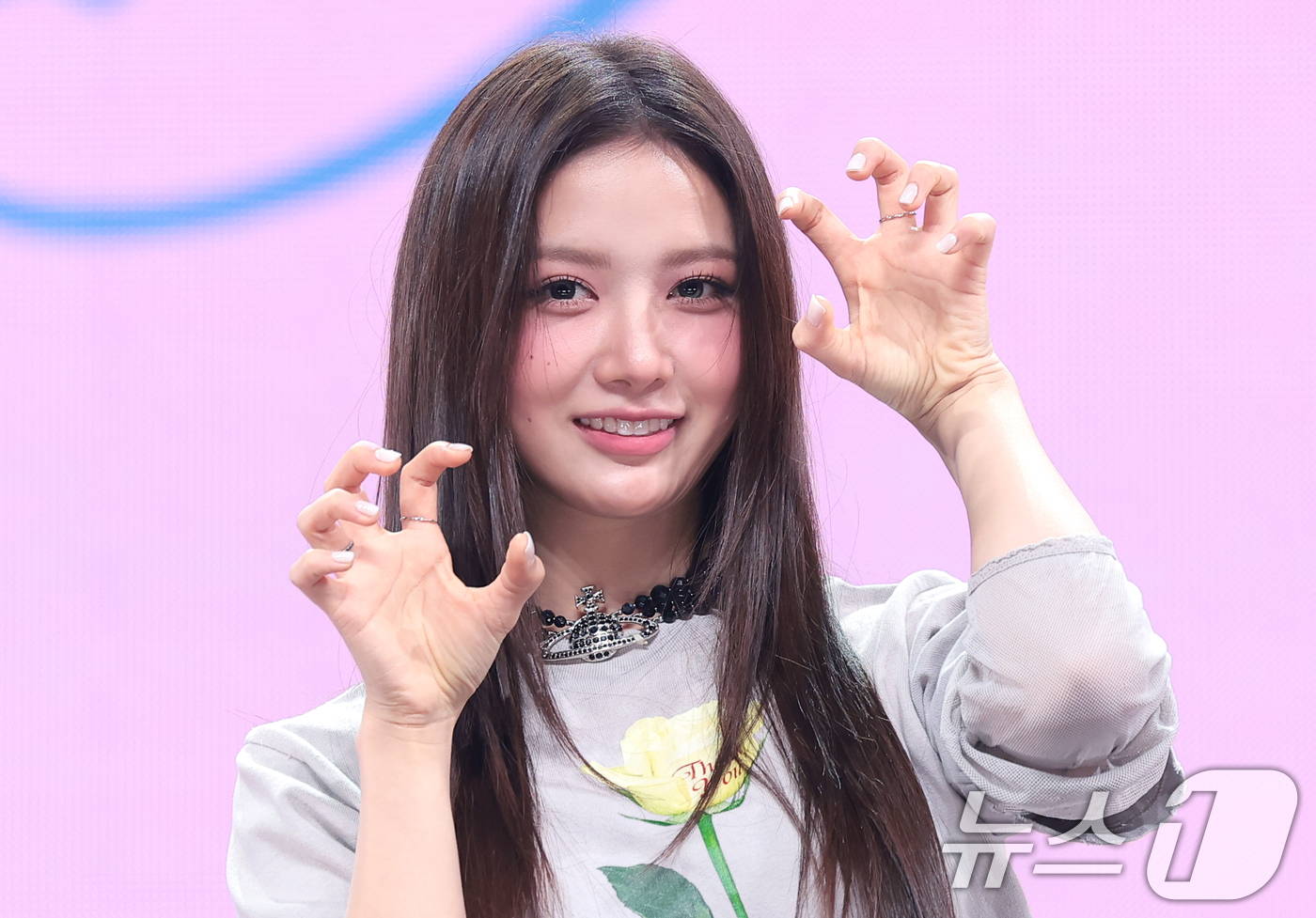 (서울=뉴스1) 권현진 기자 = 그룹 베이비돈크라이(Baby DONT cry) 쿠미가 24일 오후 서울 용산구 블루스퀘어 우리WON뱅킹홀에서 가진 미니 1집 ‘애프터 크라이(AFT …