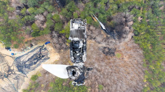 영덕창포풍력단지 발전기 화재…리파워링 작업 중 발생