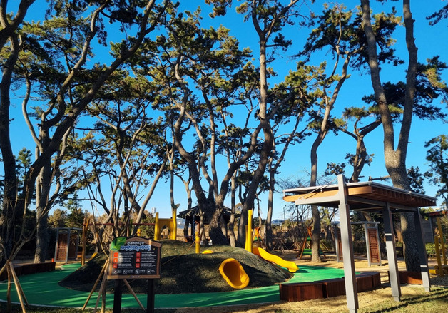 부산 기장군, 장안읍 월내어린이공원에 '자연친화 놀이터' 조성