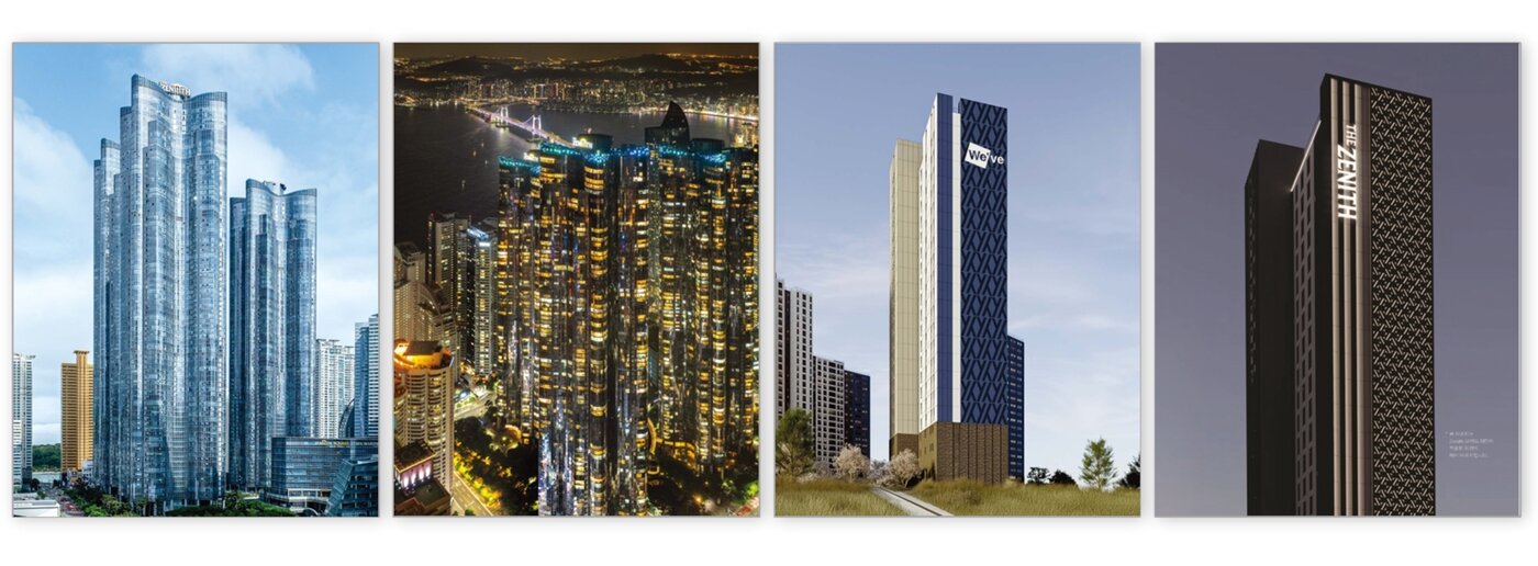 본문 이미지 - 두산건설 브랜드북에 담긴 대표 현장 이미지와 브랜드 패턴 디자인(두산건설 제공)  뉴스1ⓒ news1 