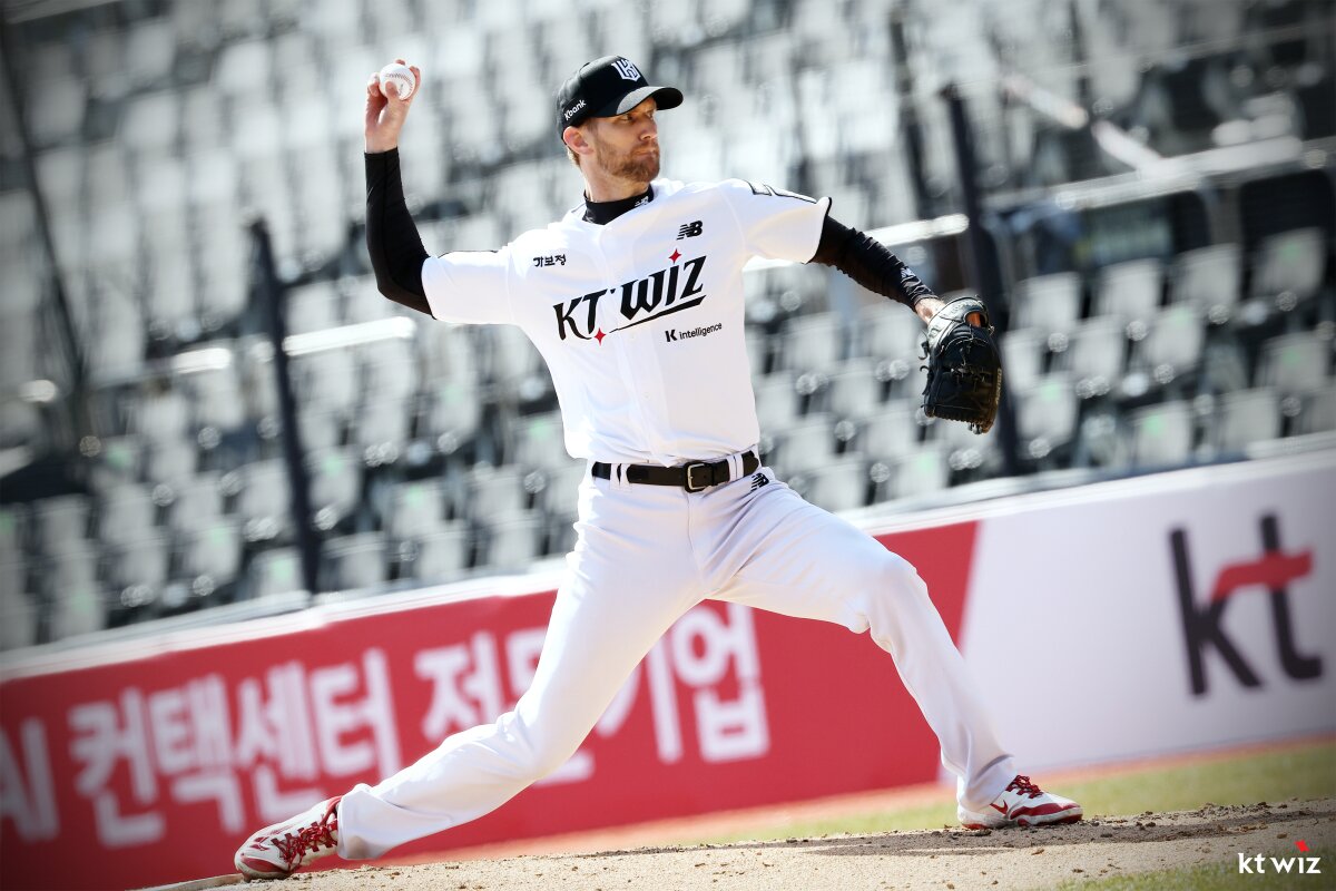 본문 이미지 - KT 위즈 케일럽 보쉴리. (KT 제공)