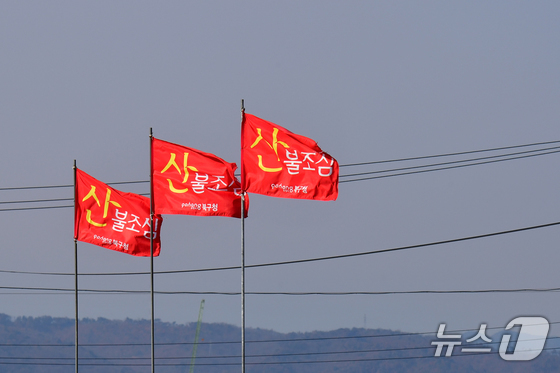 강원 동해안 건조특보 닷새째…산간·홍천·정선 사흘째 '불조심'