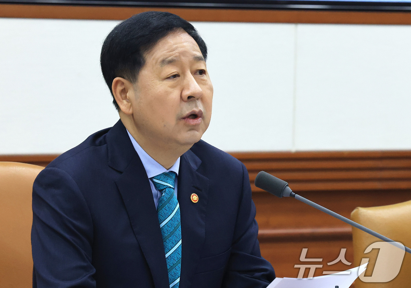 (서울=뉴스1) 임세영 기자 = 구윤철 부총리 겸 재정경제부 장관이 25일 서울 종로구 정부서울청사에서 열린 국가창업시대 전략회의에서 모두발언을 하고 있다.  2026.3.25/뉴 …