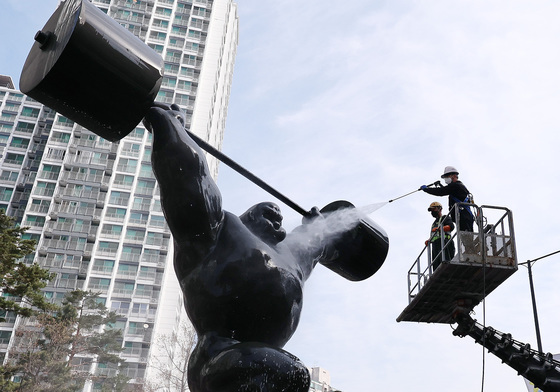 지긋지긋한 미세먼지 내일도 '나쁨'…한낮 23도 '따뜻'(종합)