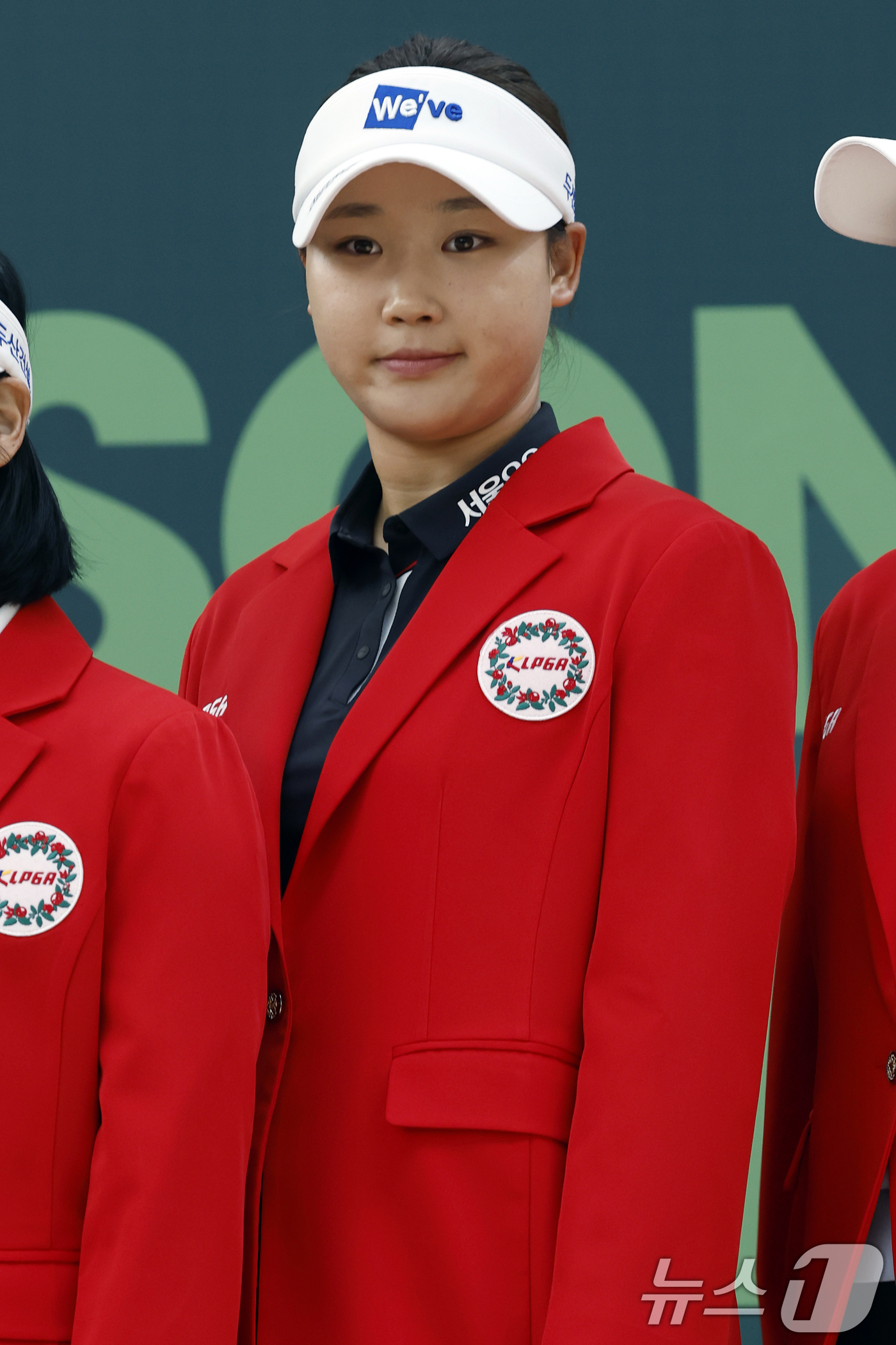 (서울=뉴스1) 박정호 기자 = 25일 오후 서울 여의도 더현대 서울 사운즈 포레스트에서 열린 2026 KLPGA 시즌 오프닝 세리머니 행사에 김민솔 선수가 참석해 있다. 2026 …