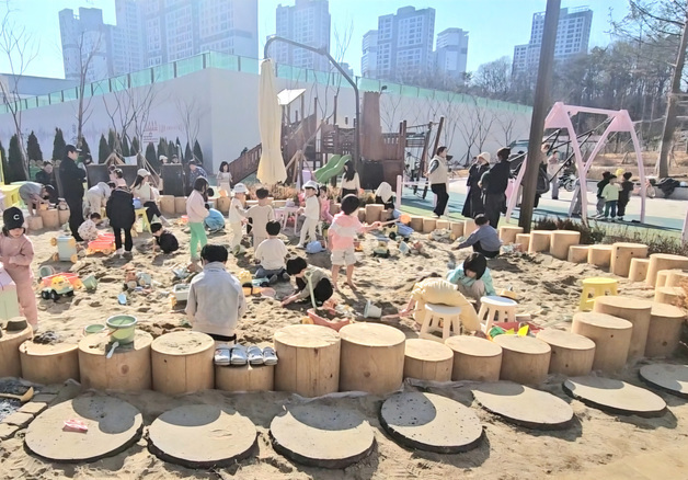 과천시, 지식정보타운 근린공원4 재정비…"남녀노소 모두의 공간"