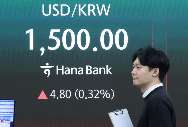 휴전 기대감 속 불확실성…달러·원 환율 1500원 턱밑 마감(종합)