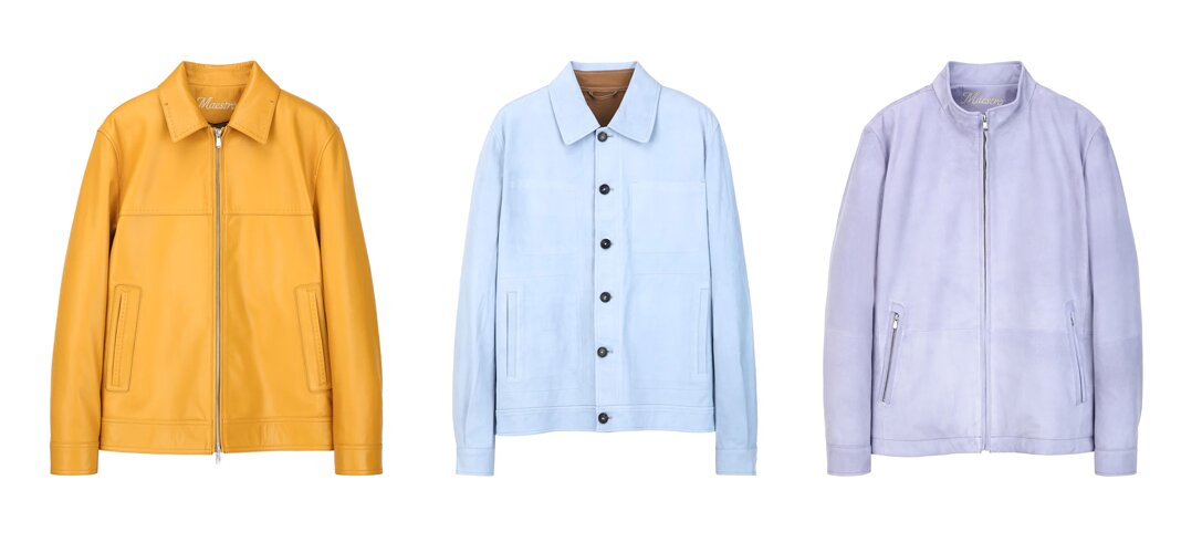 본문 이미지 - 마에스트로 26 SS 컬러 레더 제품(LF 제공)