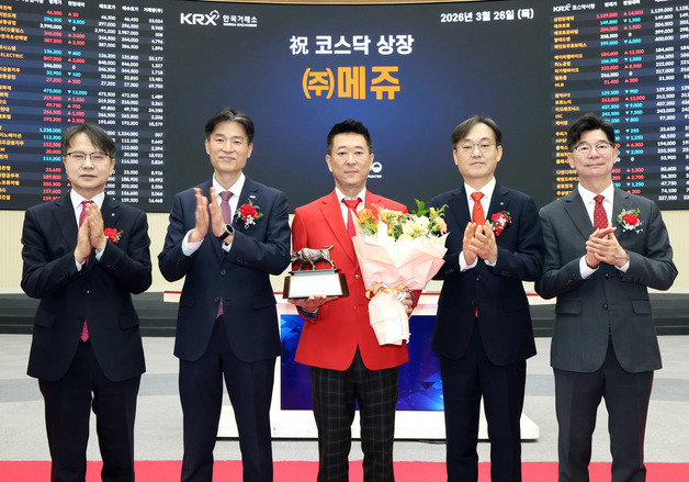 메쥬, 코스닥 입성 첫 날 공모가 3배 기록[핫종목]